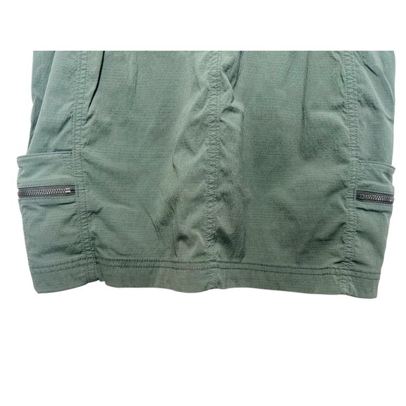 Athleta Trekkie Skort Skirt Womens Size 6 Green Cargo Outdoors Hiking Athleisure - Picture 13 of 14